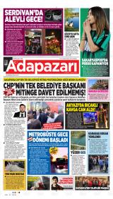 ADAPAZARI AKŞAM HABERLERİ