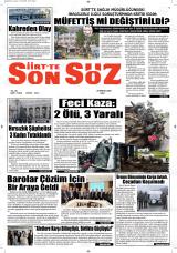 SİİRT’TE SON SÖZ