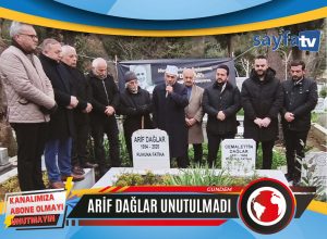 Mezarında anma töreni